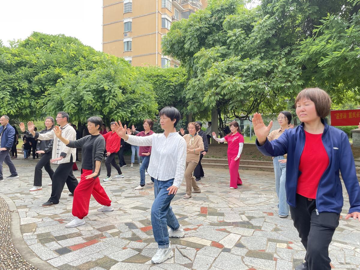迎亚运 展风采——衢州柯城丹桂社区杨氏太极拳班开班